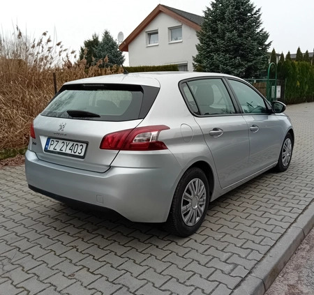 Peugeot 308 cena 26999 przebieg: 165000, rok produkcji 2013 z Luboń małe 352